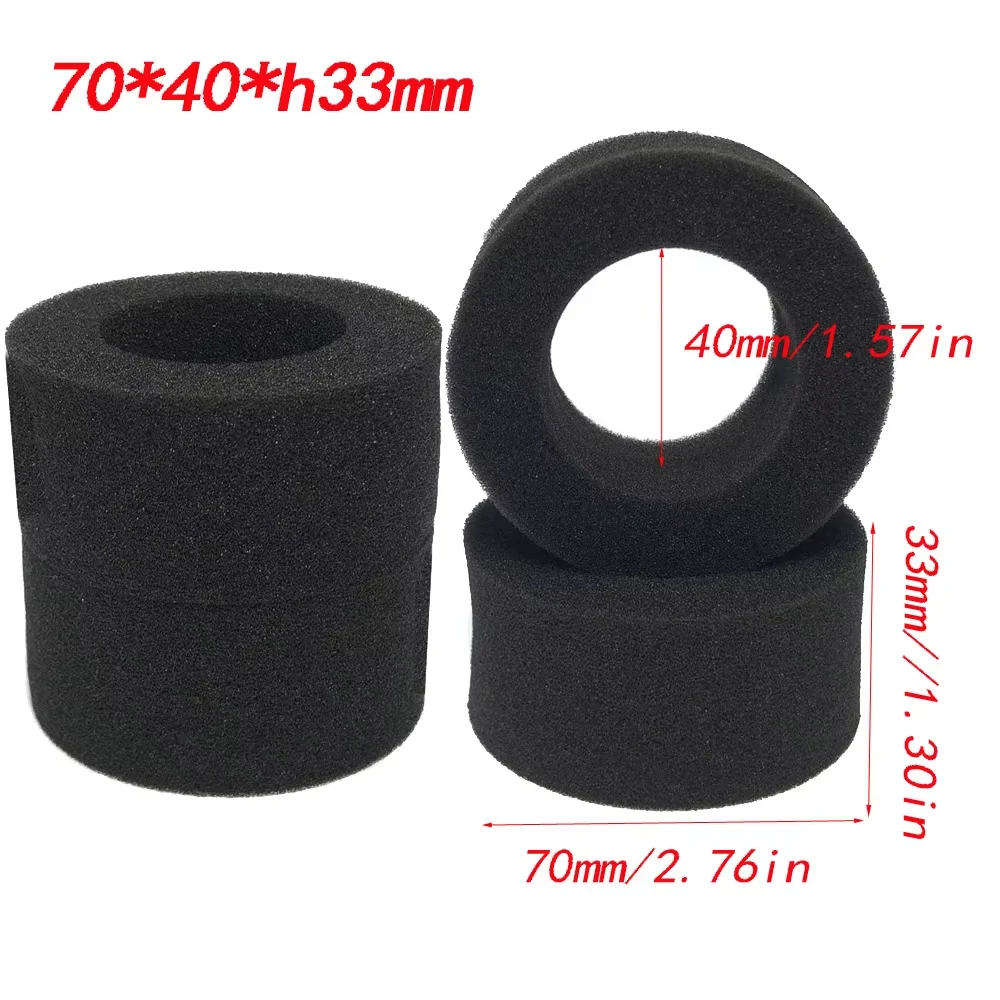 70*40*23mm 70*40*33mm 1/10 1/12 Rad Schwamm Liner für Wltoys HBX gehärtetem Reifen Schwamm Schaum RC Lkw Crawler Autos Teile – Detail 4