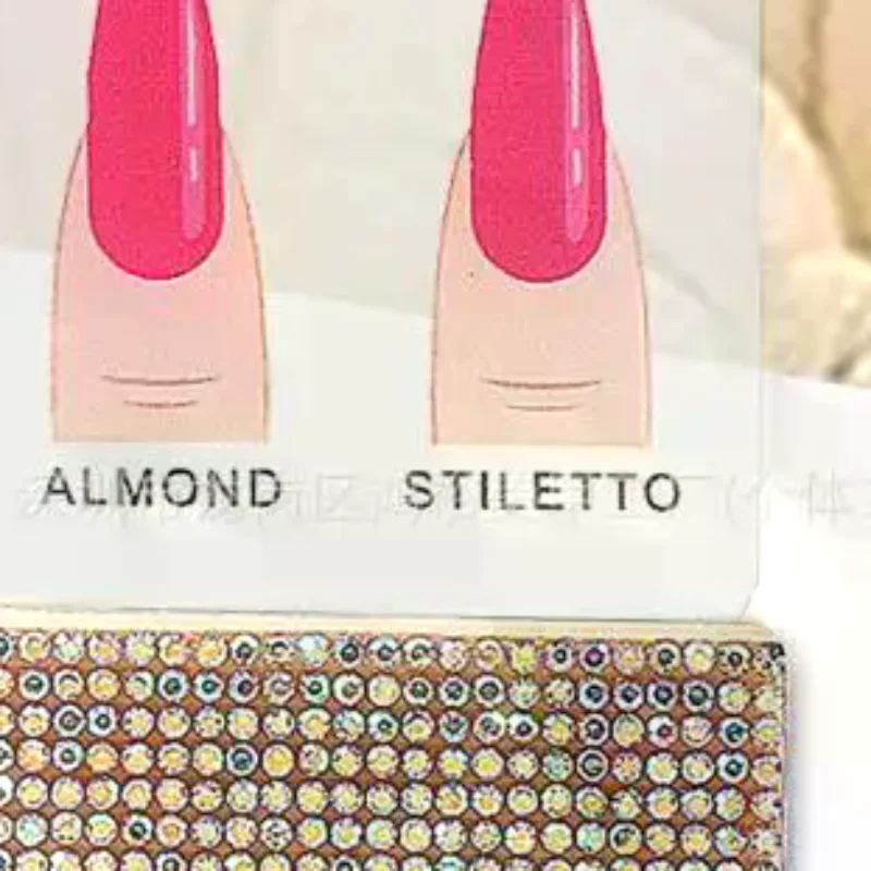 Acrylic Manicure Display Board Clear Durable Nail Shapes Show Signboard for Professional Nail Salon Window Display Use