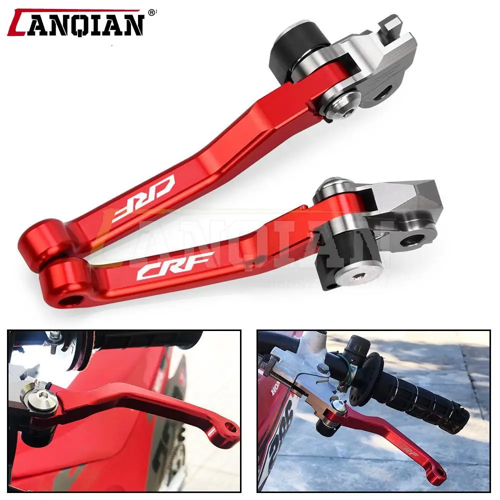 

CRF 250 450 R X RX Dirt Bike Pivot Foldable Brake Clutch Levers For Honda CRF250R CRF450R CRF250X CRF450X CRF450RX Accessories