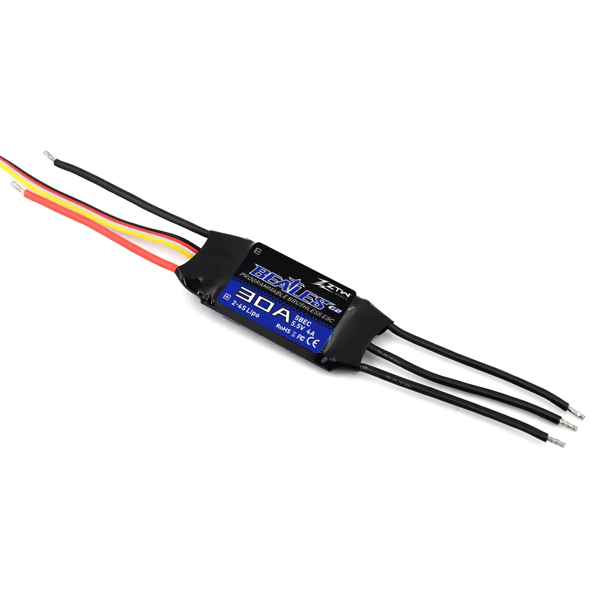 ZTW Beatles G2 32 bit ESC 20A 30A 40A 50A 60A 80A 100A 2-4S / 2-6S SBEC 5V/6V 8A Brushless Speed Controller for RC Airplane