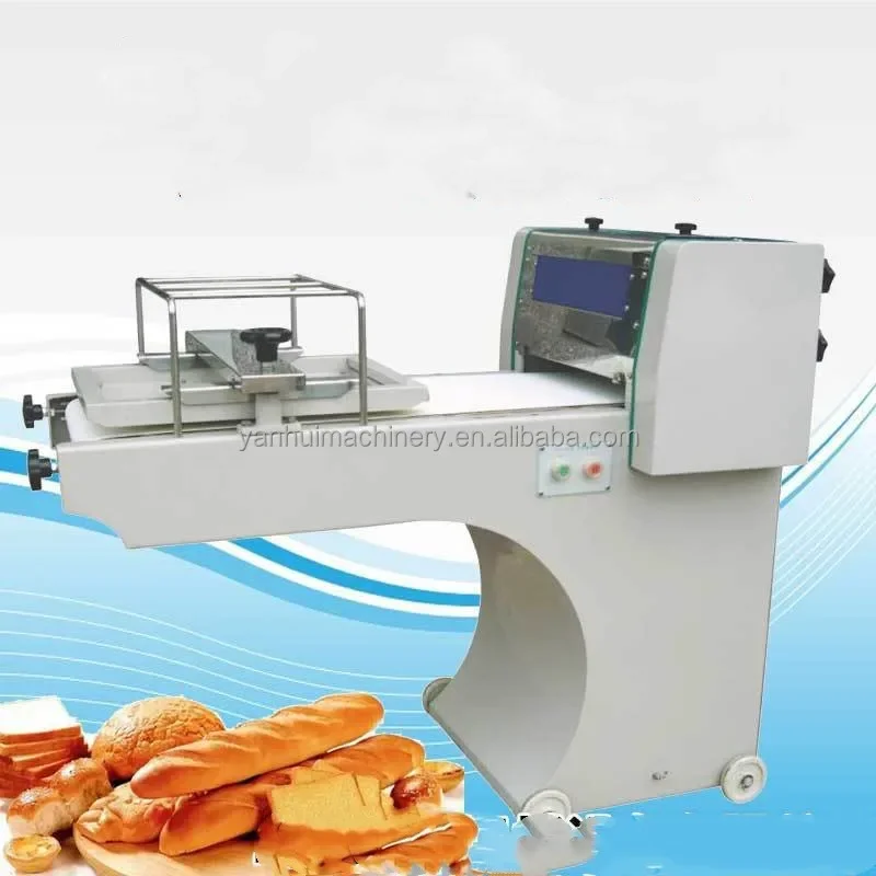 commercial electric loaf toast bread dough moulder molding shaping forming making machine