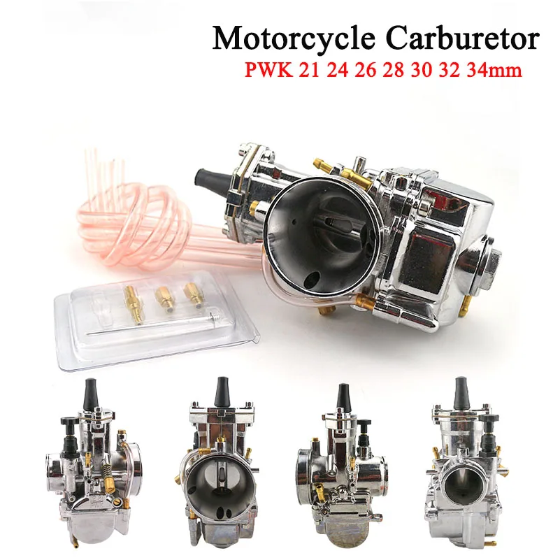 AliExpress NONE Motorcycle PWK Carburetor With Air Filter Adapter  24 26 28 30 32 34mm for ATV Dirt Bike GO KART