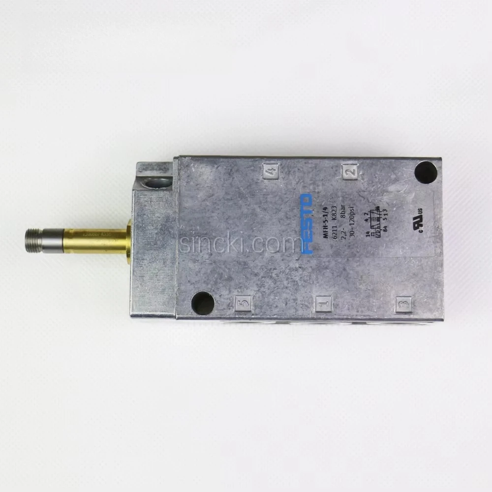 Válvula solenóide pneumática marca MFH-5-1/4 MLH-5-1/8-B JMFH-5-1/8