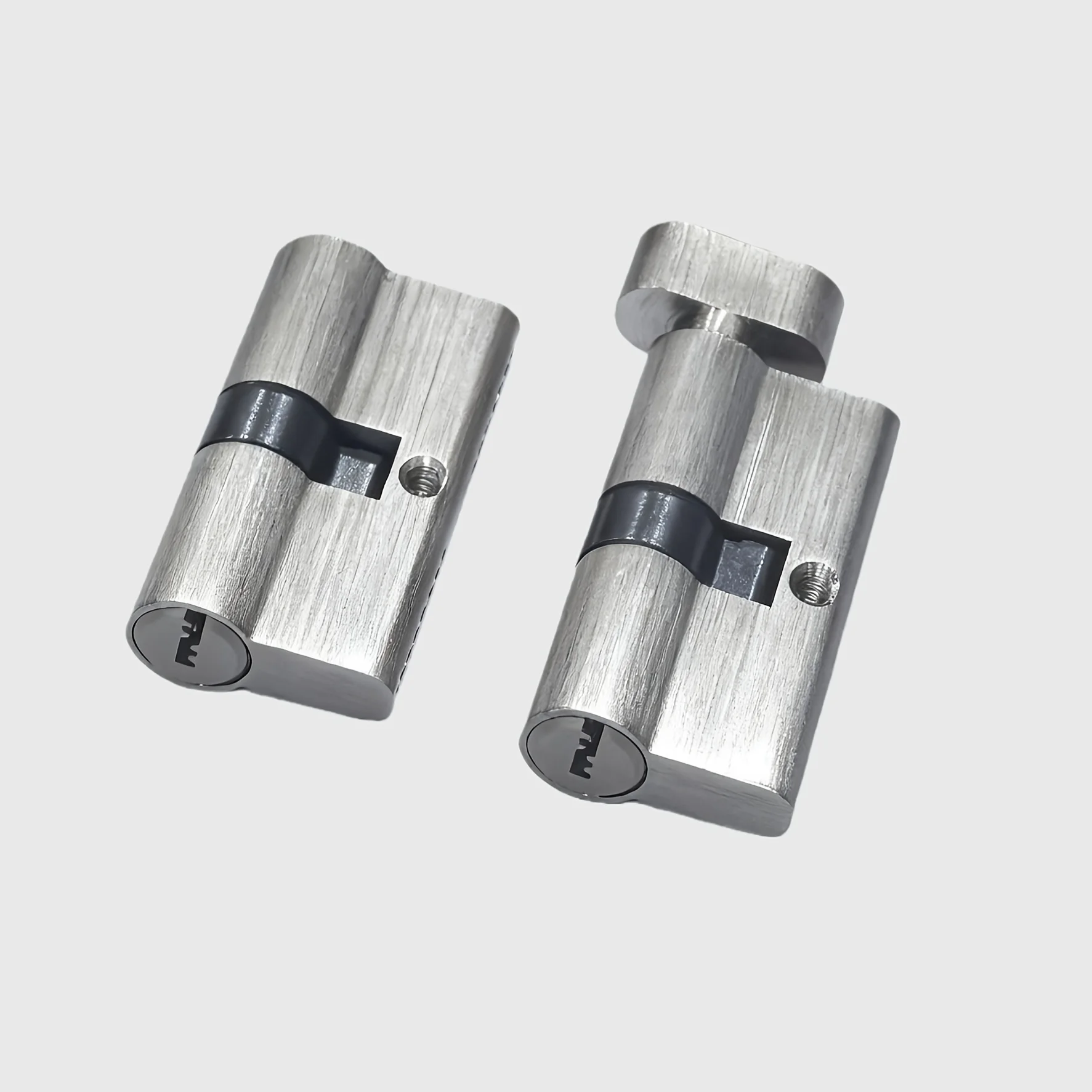 1Pcs-Single/Double Lock Cylinder with 3 Keys, Length 60mm, 2.36In/32Mm, 1.26in, Single-Sided Anti-Theft Lock Cylinder with Knob, Suitable for Office Doors, Room Doors, Etc., Safe and Durable, Easy to Install and Convenient Home Door Lock