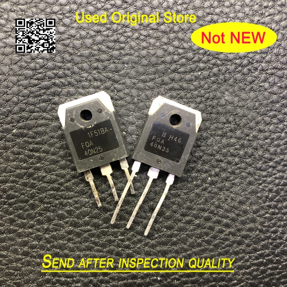 Used 10pcs/lot FQA40N25 40N25 MOSFET N-CH 250V 40A TO-3P