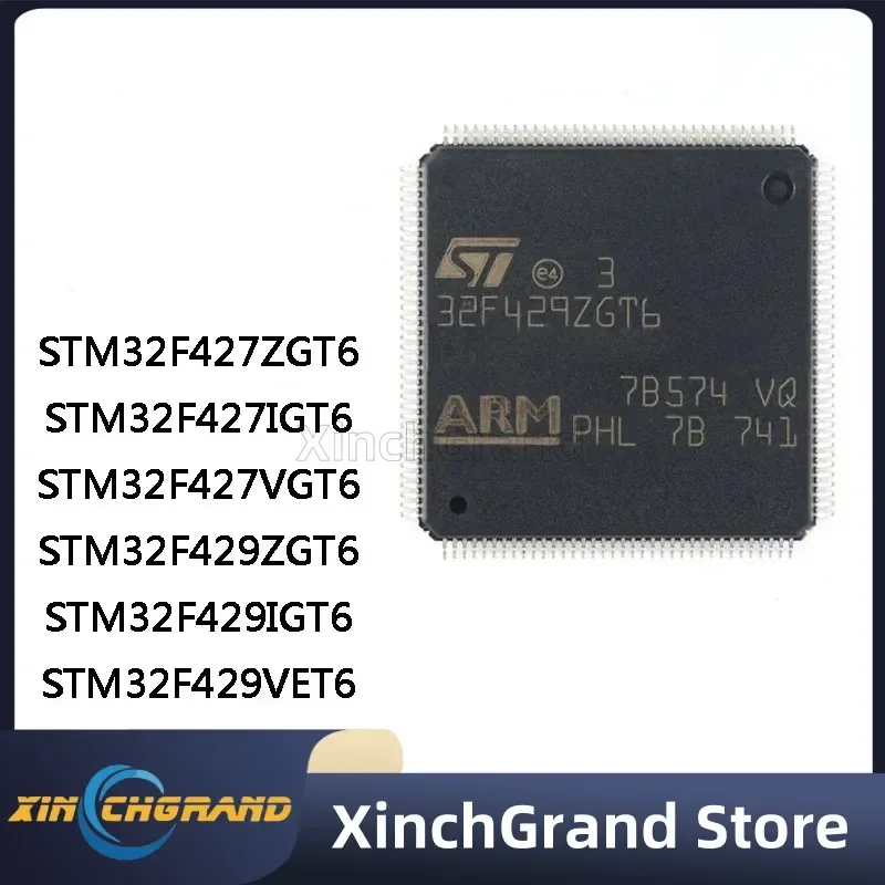 STM32F427ZGT6 STM32F427IGT6 STM32F427VGT6 STM32F429ZGT6 STM32F429IGT6 STM32F429VET6 STM32F429 LQFP IC Chip In Stock Wholesale