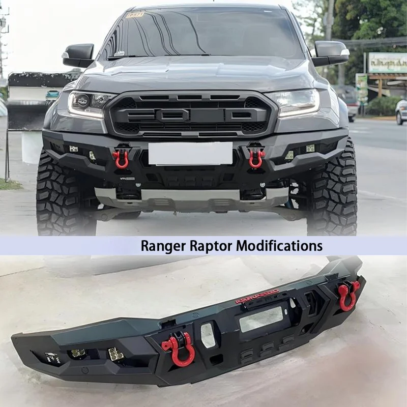 High Quality New Upgrade ABS Sport Design Front Rear Fender Bumper Bodykit Bolt‑On Off‑Road Anti‑Collision Fit for RANGER T7/T8