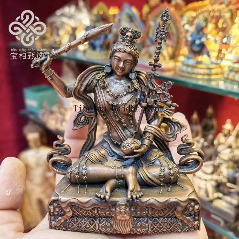 Duokinzhe Duozhi Chin, the fifth pure copper gilt Buddha statue, the selection of copper prime ministers q1 Tibetan Tantra Buddh