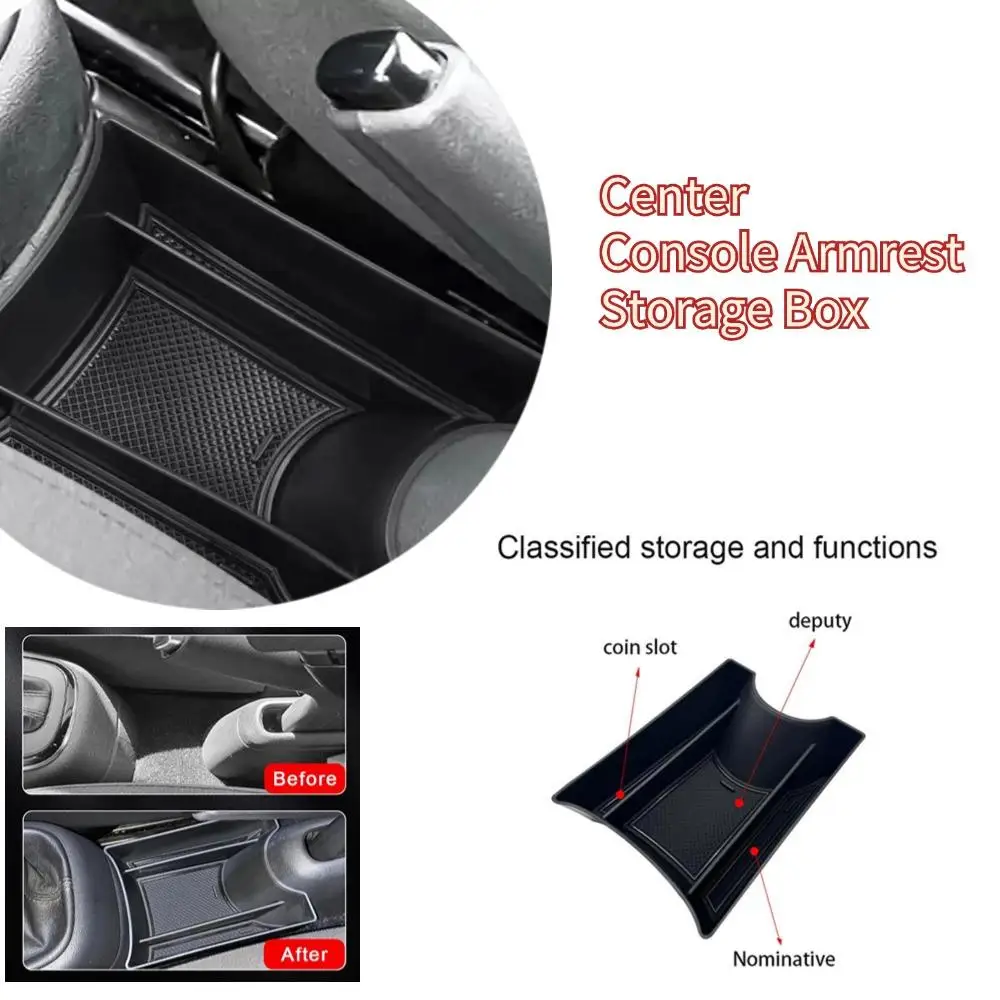  for VW Up / Seat Mii / Citigo 2013 2014 2015 2016 2017 2018 2019 2020 2021 Center Console Armrest Storage Box Accessories