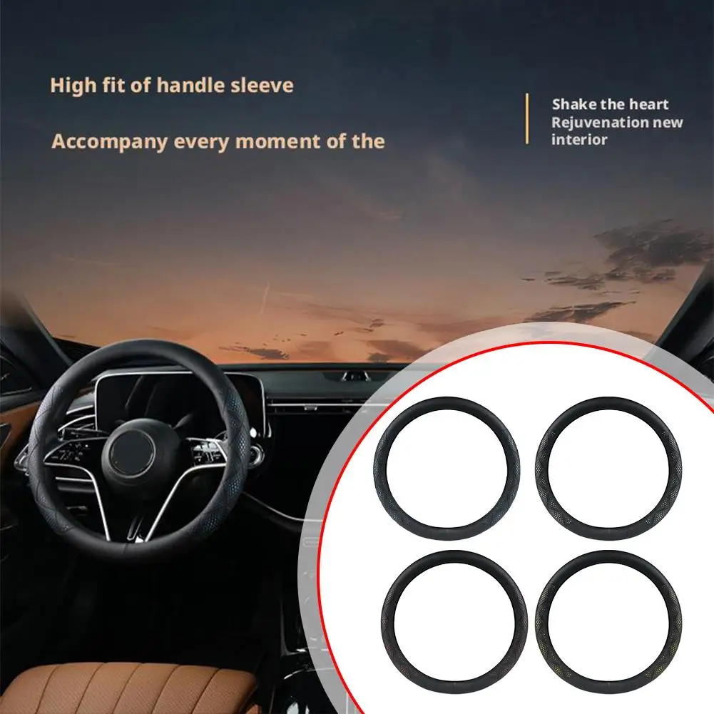 

PU Leather Universal Car Steering Wheel Cover for GEELY Atlas Pro Forthing T5 Evo Jolion Gac Gs3 Car Interior Accessories B2K6