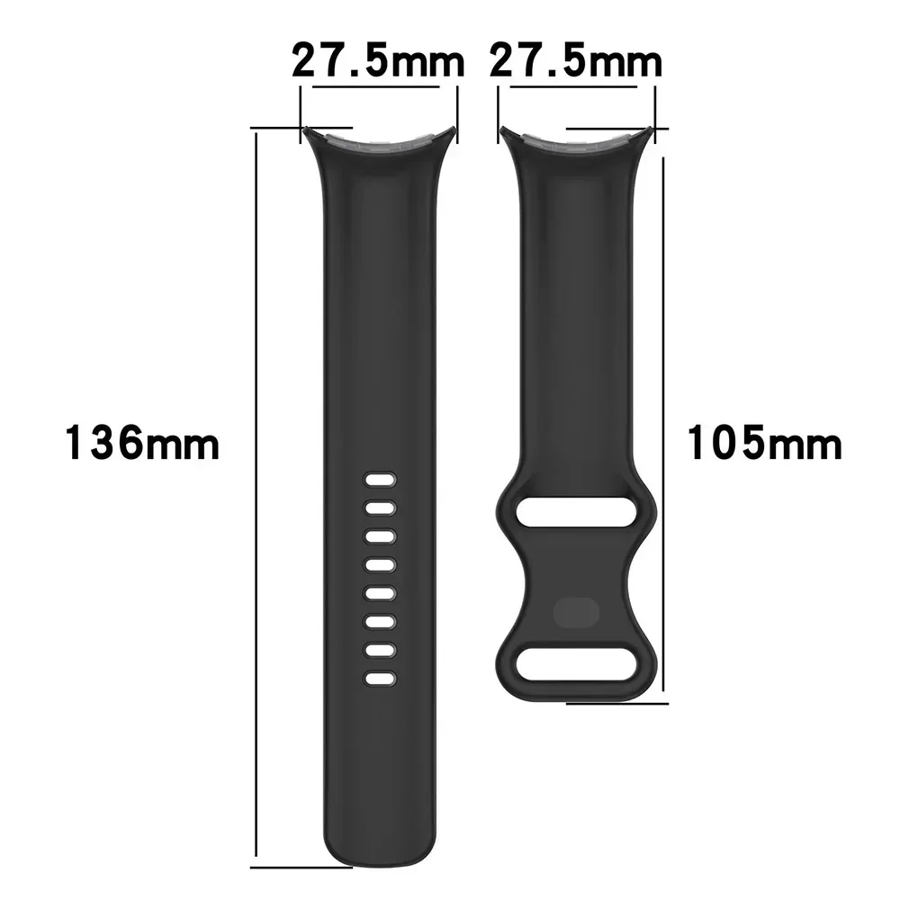 Oryginalny silikonowy pasek do zegarka Google Pixel Watch 2 zamiennik bransoletka sportowa Correa dla Google Pixel Watch Band akcesoria