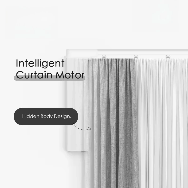 

POYAL Smart Automatic Curtains Driver Voice Control Automatic Curtain Opener Electric Motors Curtains for the Living Room