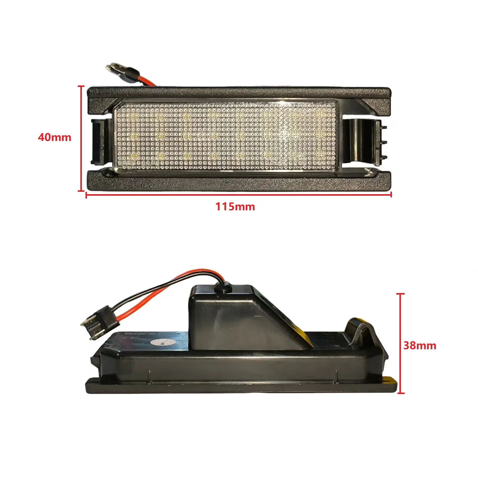 LED License Number Plate Light For Daihatsu Move LA100/ LA110 Mira L275/L285 Terios L455/L465 Boon Materia M401/ M402/ M411