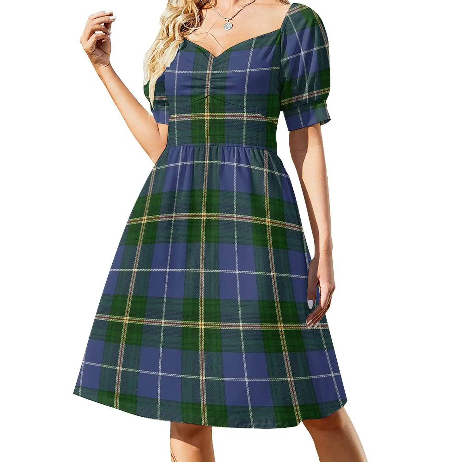 

Province of Nova Scotia Original Tartan Short Sleeved Dress chic and elegant woman dress womans clothing Dress