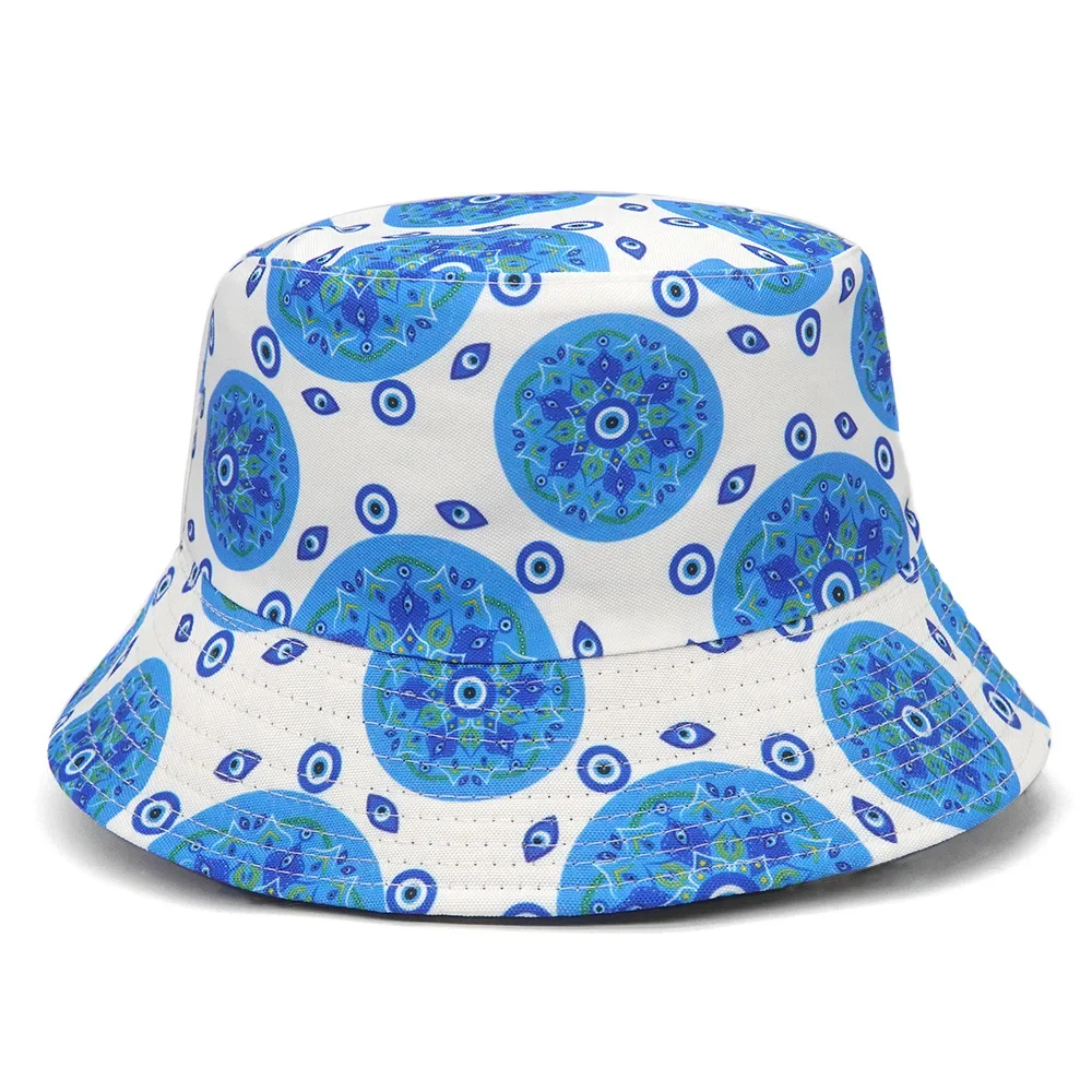 Fashion Print Bucket Hat Summer Men Fisherman Caps Hats Women Hip Hop Cartoon Beach Cap Unisex Panama Hat Female 2024