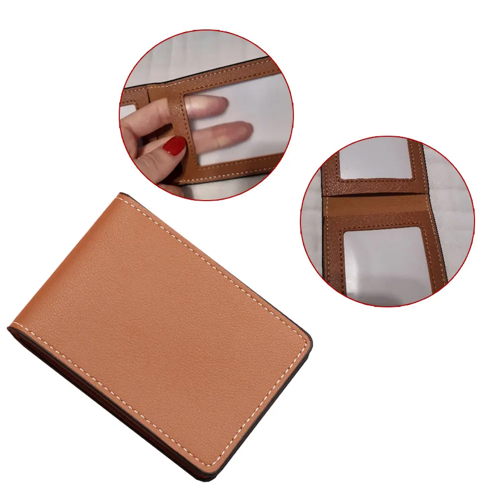 Ultra Thin Auto Driver License Bag Artificial PU on Cover for Car Driving Documents ID Card Holder Purse Wallet Case