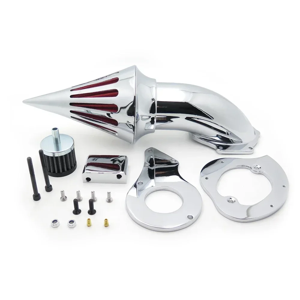 Billet Aluminum Air Cleaner Kits Intake Filter Spike for Honda Shadow 600 VLX600 1999 & UP Aftermarket Motorcycle Parts