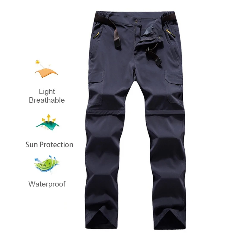 Lover's Wanderhose, Trekking, wandelbar, leicht, schnell trocknend, trennbar, für Outdoor-Reisen, Camping, Safari, Reisen
