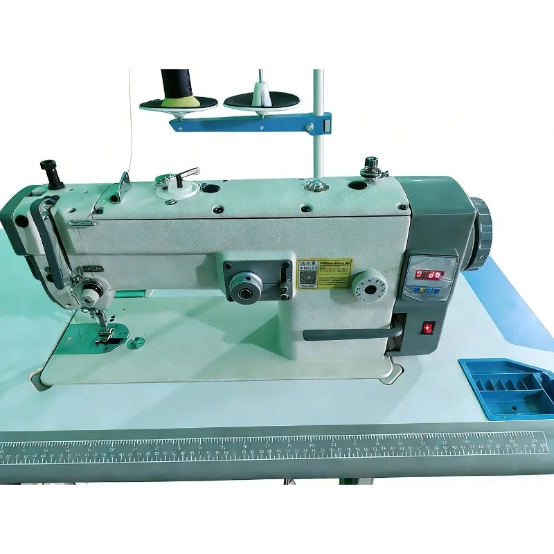 Zigzag industrial sewing machine with lock seam and motor - brand new for leather car seats and sleeping bags
