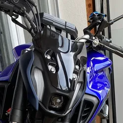 Motocicleta Ren Extensão pára-brisas, Spoiler pára-brisa, Acessórios defletor de vento, YAMAHA MT-07, MT07, 2021, 2022, 2023
