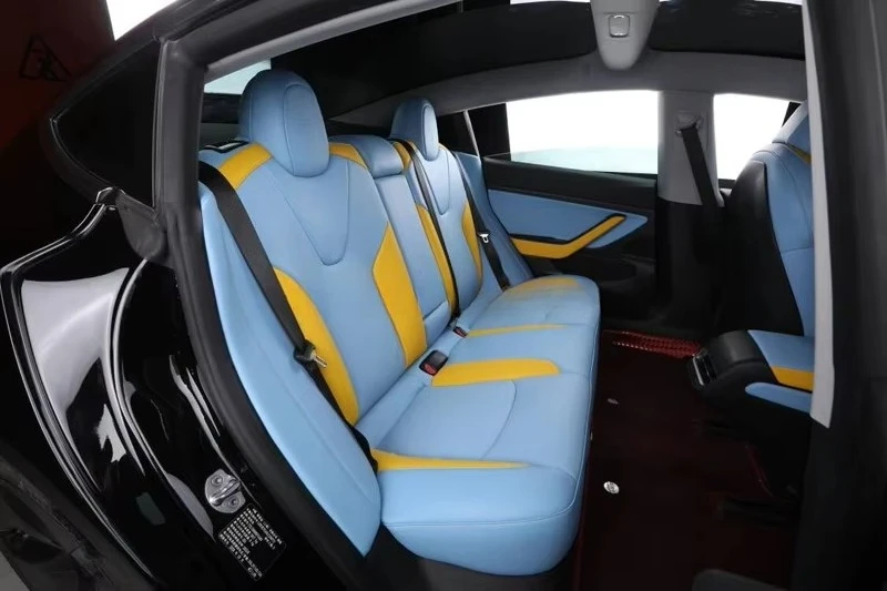 Customized Car Seat Accessories Leather Seat Covers Sports Car Seats for  Model 3/ Model X/ Model Y