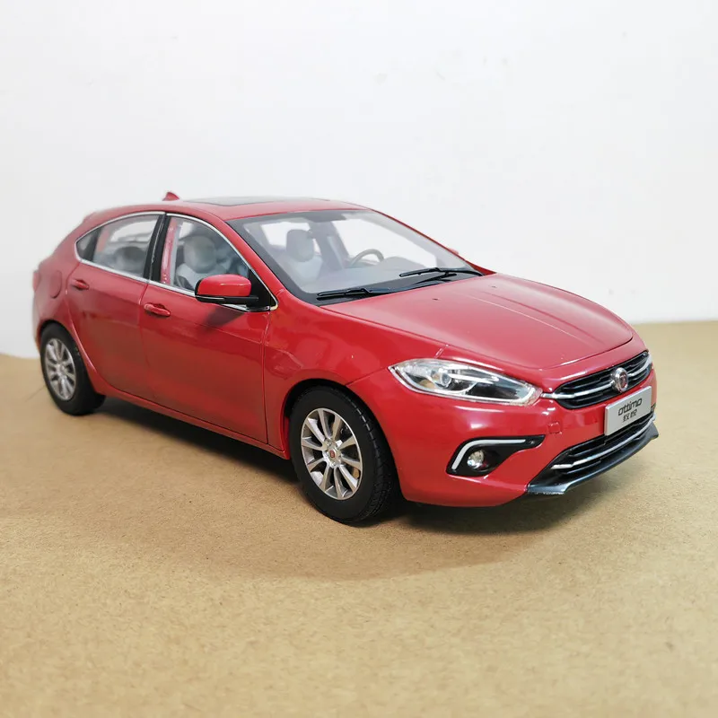 

Diecast 1:18 Scale The Original Factory GAC Fiat Fix Hatchback Version of Zhiyue Alloy Car Model Collectible Toy Gift Souvenir