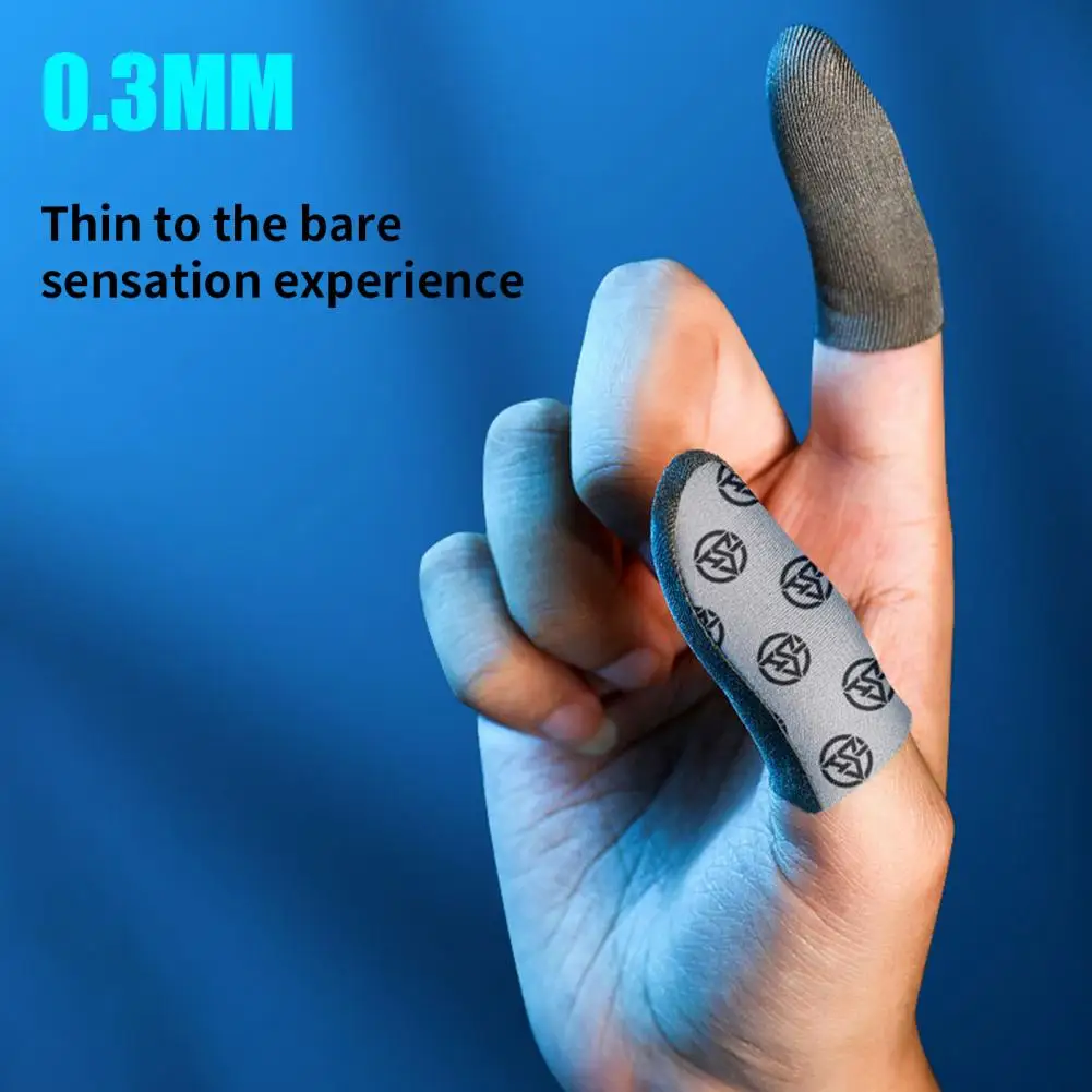 Selongsong Jari Ringkas Selongsong Jari Gaming Anti Penumpahan Sensitivitas Tinggi Sangat Tipis untuk Pemain Game