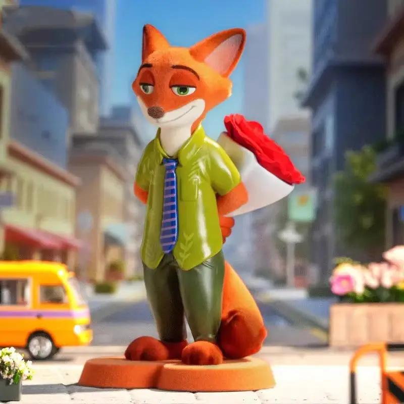 Blindboxen der Zootopia Flower Series – trendige Figuren zum Sammeln, Spielzeug, ewige dekorative Geschenke für Animationsfans