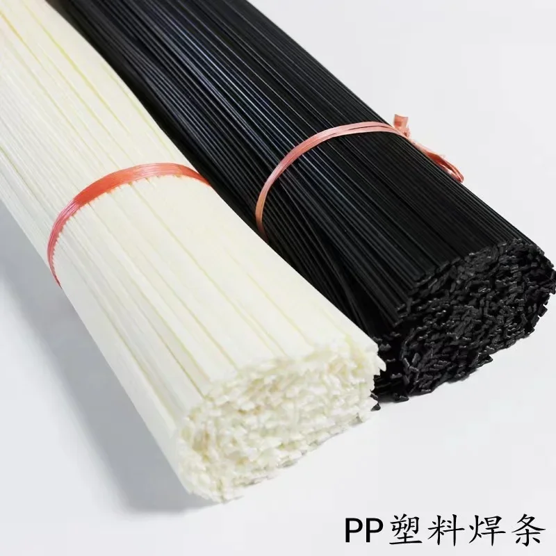 Nero/bianco lunghezza 25cm ABS/PP/PE/PPR aste di saldatura in plastica per strumenti di riparazione paraurti auto mitragliatrice saldatrice ad aria