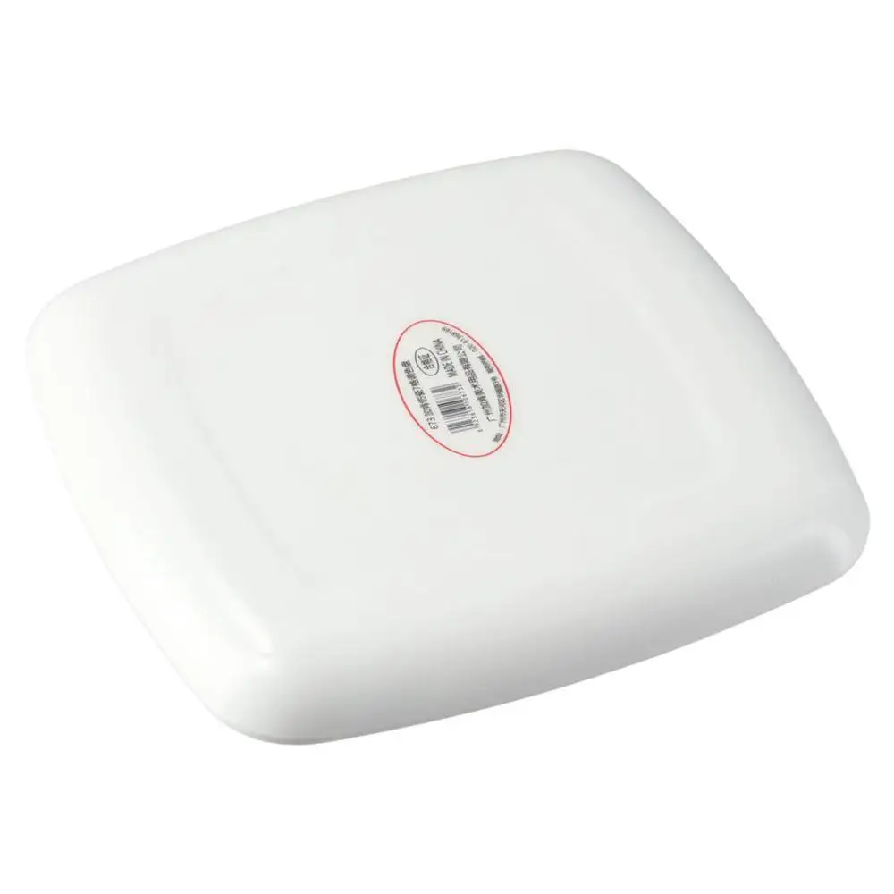 Imitation Porcelain 7-Will Square Paint Palette White 15*15*1.3cm White Ceramic Artist Paint Palette For Watercolor Painting