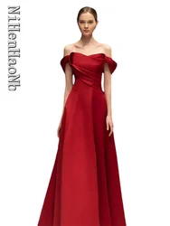 Nieuwe Wijn Mouwloze Lange Dame Trouwjurken Bruidsmeisje Jurk Prestaties Prom Gown Dress