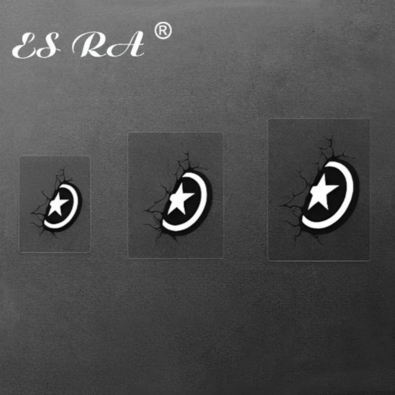 

Shield Smashing Wall Reflective Stickers Electric Vehicle Motorcycle Car Decals Body Scratch Covering Decorative Pegatinas