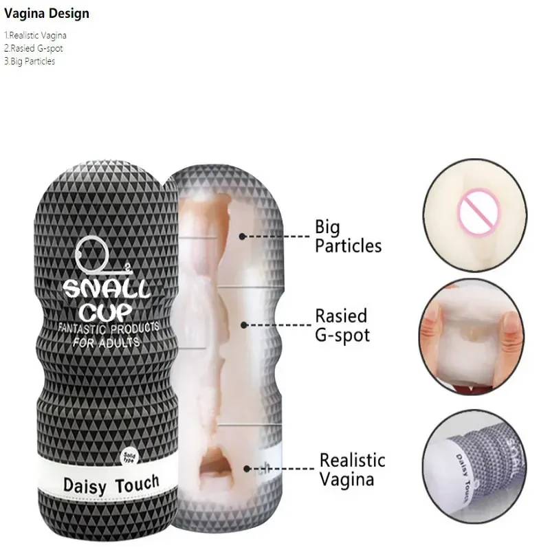 Masturbate Men's Adult Goods Mouth Sucking Anal Vagina Masturbator Manual Penis Trainer Male Masturbation Cup Sex Toys for Man image 5