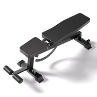 Folding dumbbell  fitness stool flying bird bench push chair priest stool sit-up abdominal device adjustable