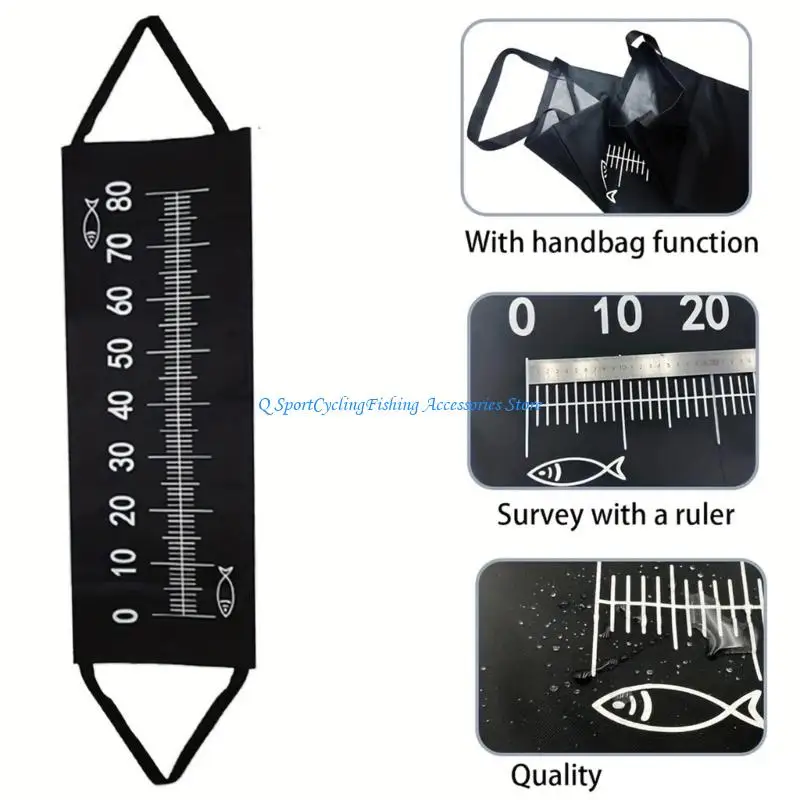 حماية محمولة وسادة الصيد سجادة غير مطلقة مع شريط قياس حصيرة الهبوط معدات الصيد في الهواء الطلق قابلة للطي معدات الصيد في الهواء