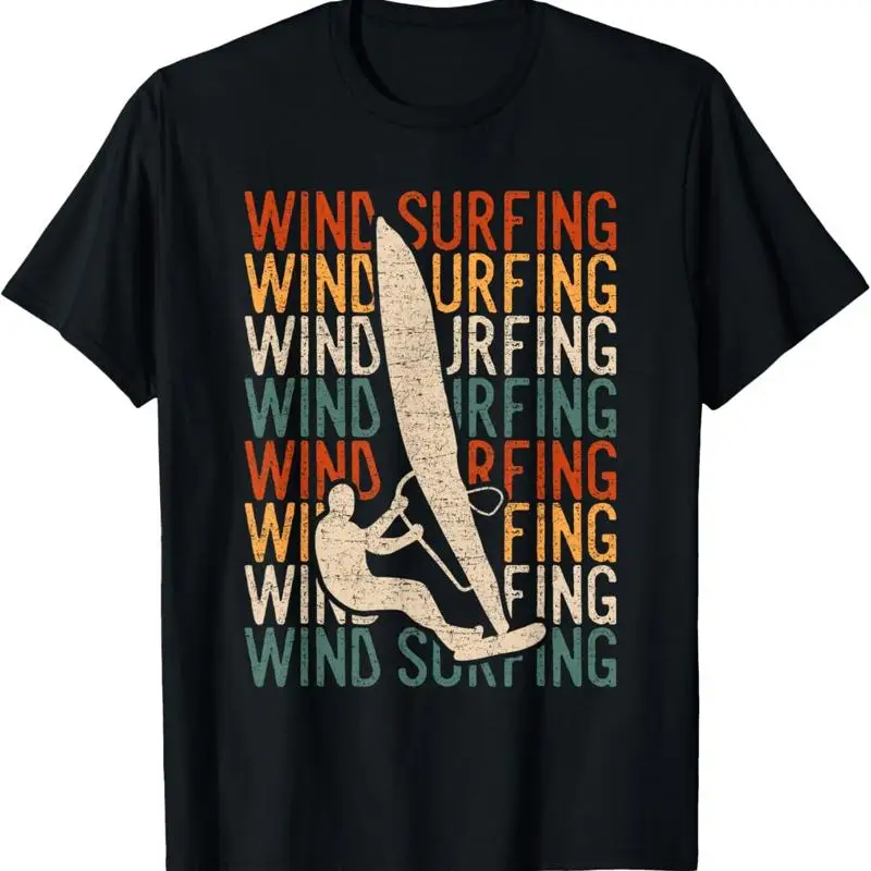 Wind Surfing Retro Vintage Surf Kitesurfing Windsurfing T Shirt