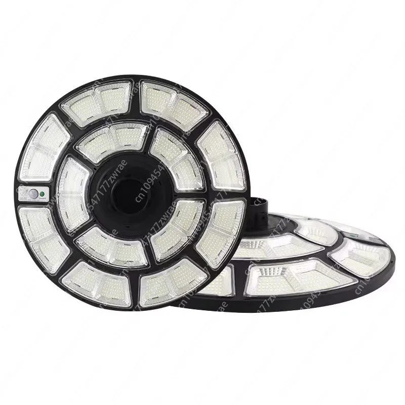Round UFO Flying Saucer Solar Street Light Villa Community Square Induction Integrated Street Light Garden Light