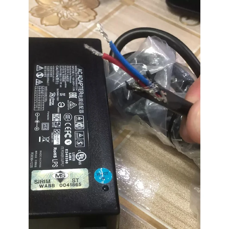 AC電源アダプター 12V 4A FRA048-S12-4 FRANMAR充電器用 シールド線付き 5525