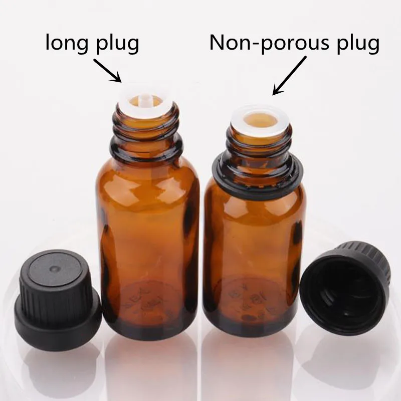 

10pcs 5ml to100ml Amber Brown Glass Euro Dropper Bottles Essential Oil Liquid Aromatherapy Pipette Vials Containers