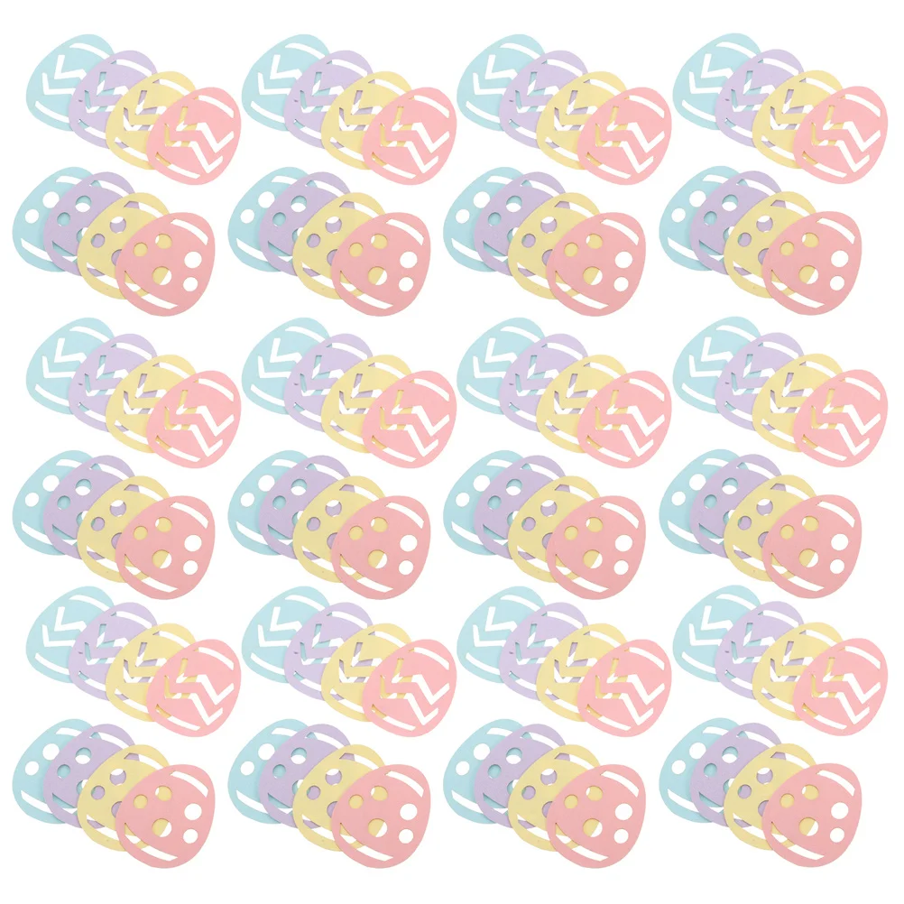 

200Pcs Easter Egg Confetti Colorful Paper Decorations Easter Party Supplies Birthday Wedding Table Scatter Confetti
