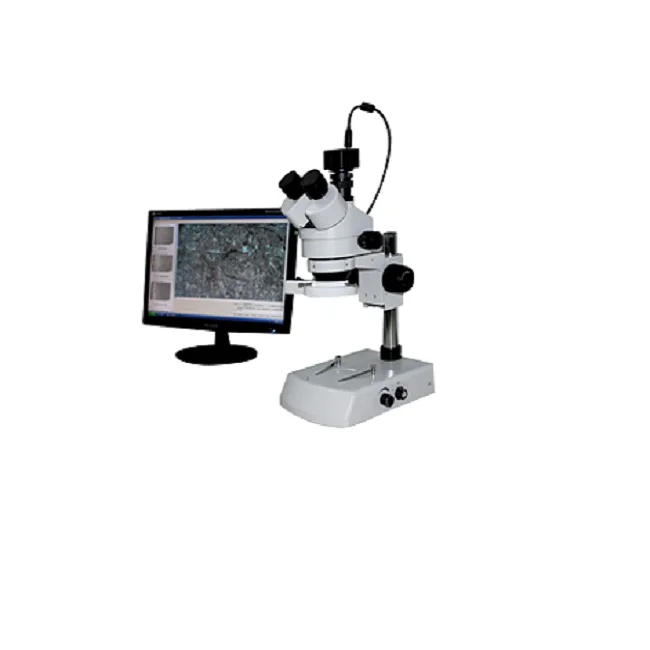 3D Digital Screen Zoom Stereo Metallographic Analysis Measurement Video Microscope