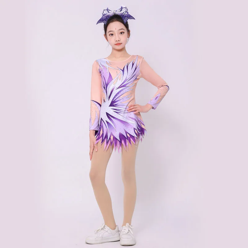 New Children's Clothing Cheerleading Aerobics Performance Clothing Competition Clothing Dance Performance Gymnastics