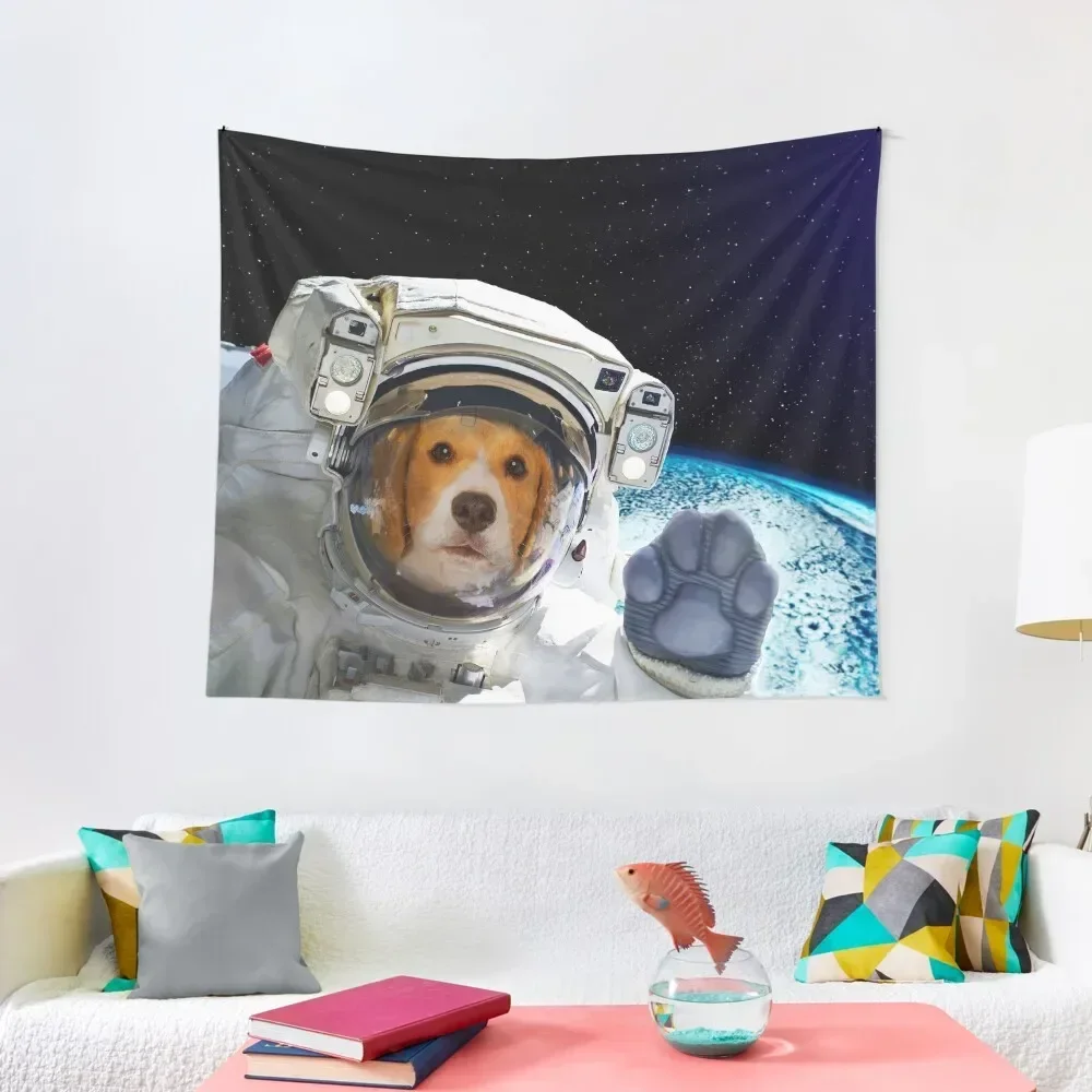 

Funny Dog Astronaut Tapestry Wall Decoration Items Aesthetics For Room Outdoor Decor Tapestry