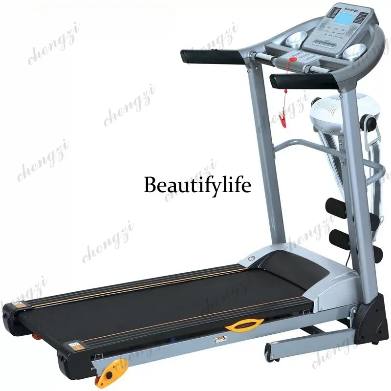 Treadmill household high-end multi-function foldable silent smart touch screen fitness equipment