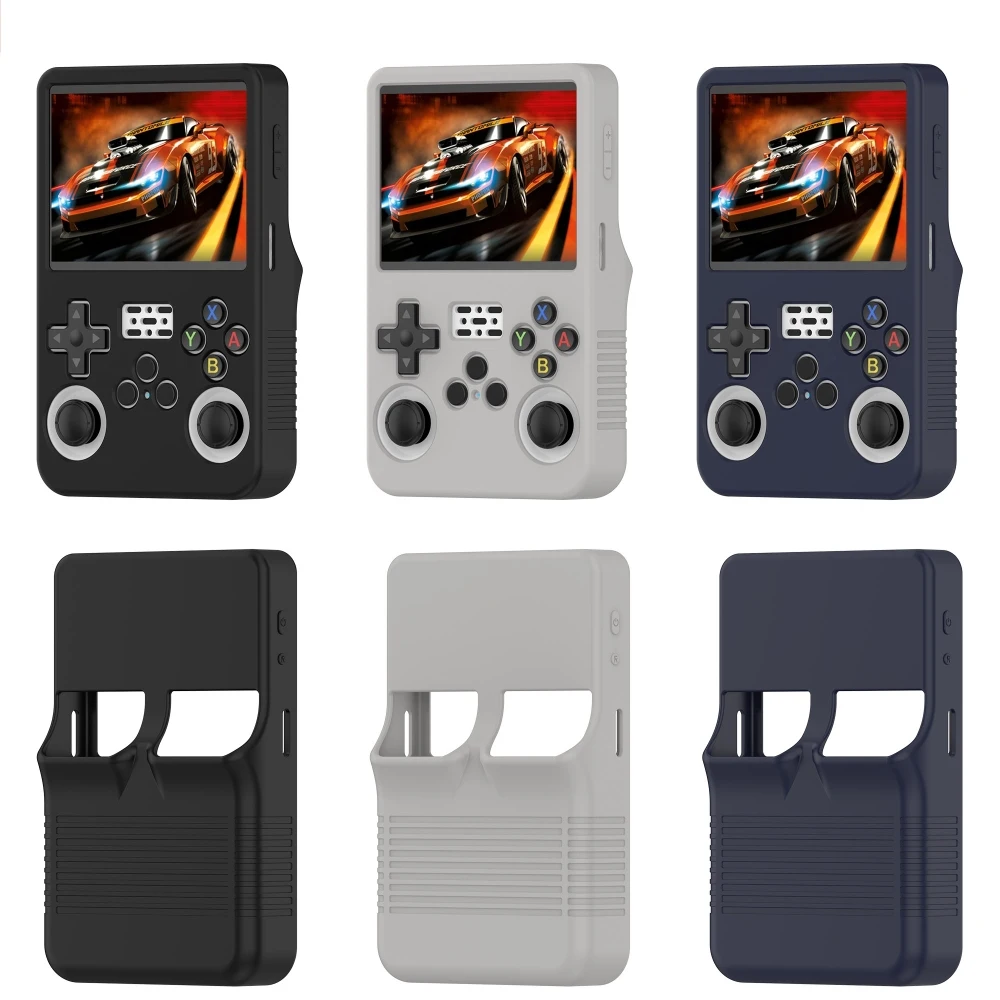 

Silicone Protective Case for R36S Gaming Console Drop and Anti-Scratch Protection Simple Solid Color Protective Sleeve Accessory