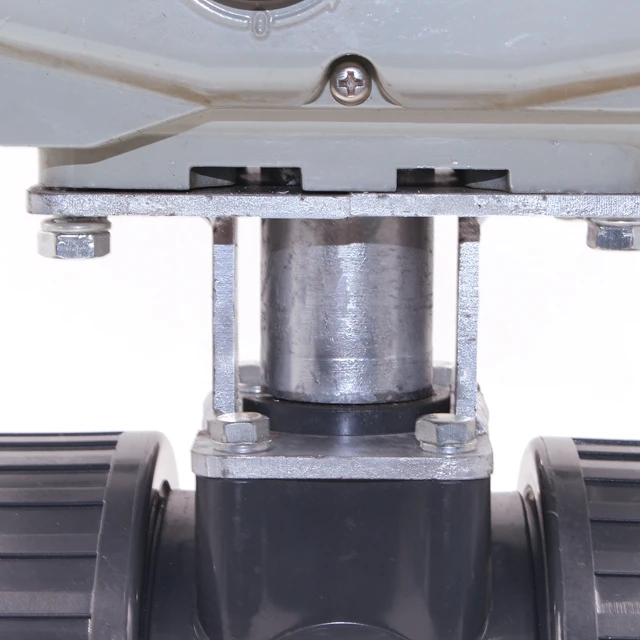 Válvula de bola motorizada Upvc DN32 DN40 DN50 220V CTB-005 50NM 24V