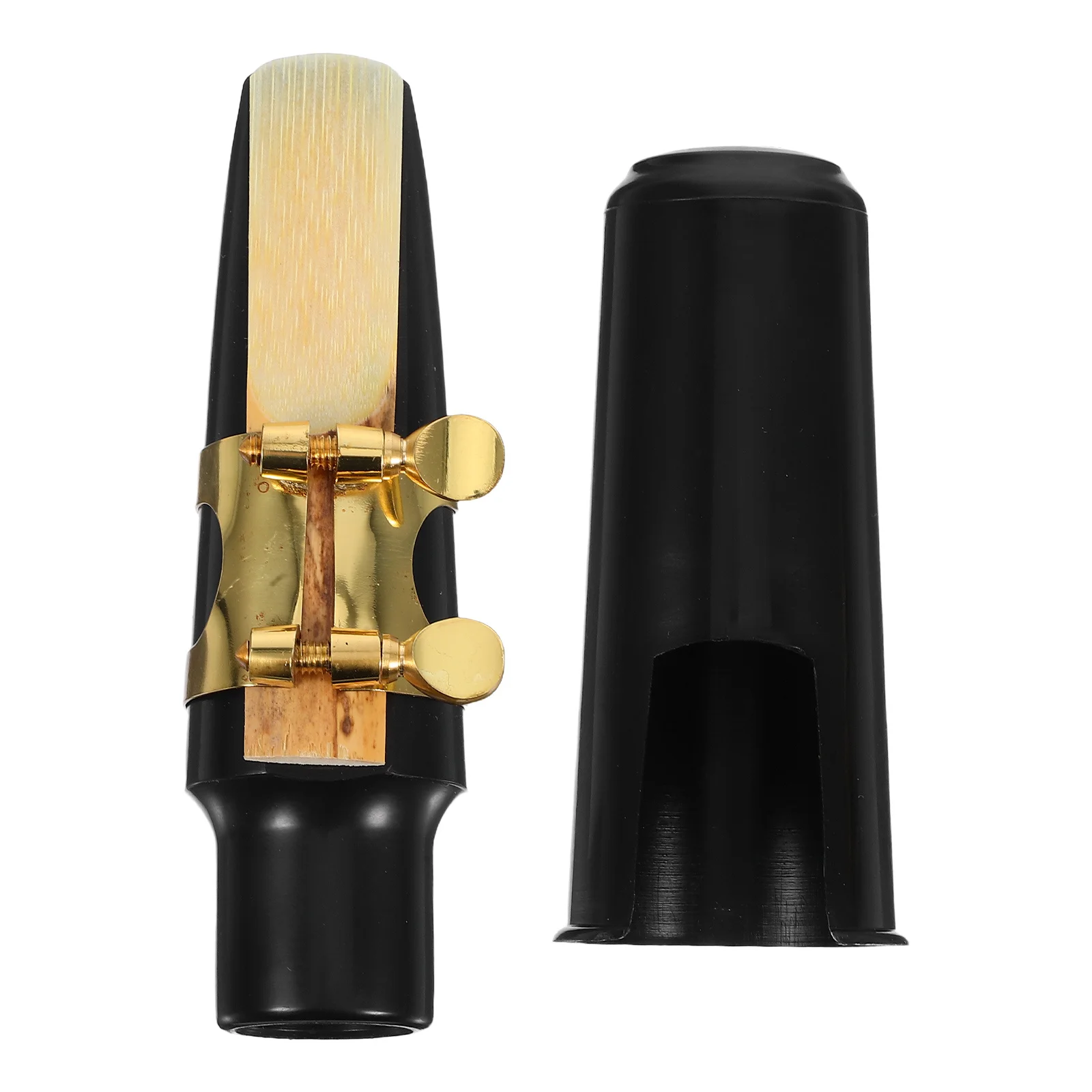 

Alto Sax ABS Plastic Mouthpiece Replacement Parts Kit for Jazz Saxophone Accessories Sound Enhancement Brass Alto Sax Mouthpiece