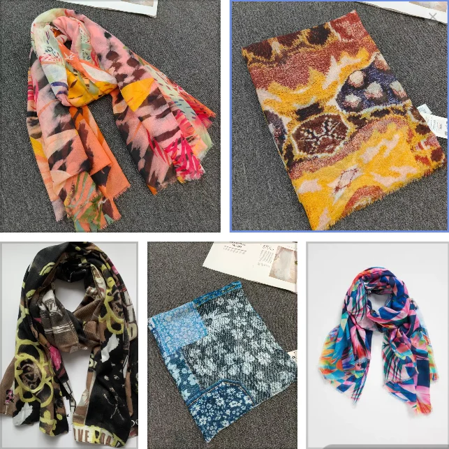 Original export order: Spanish fashionable decorative gifts with rich colors, shawls and scarves