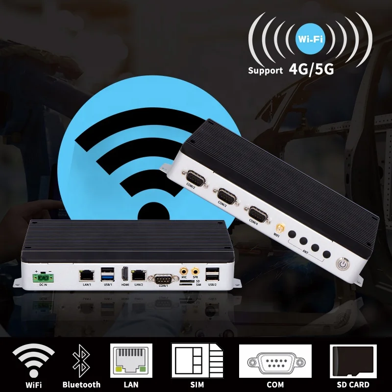 2025 Premium Products Qiyang RK3399 RK3568 RK3588 CPU Android System  Embedded Fanless Industrial Control Mini Box Pc