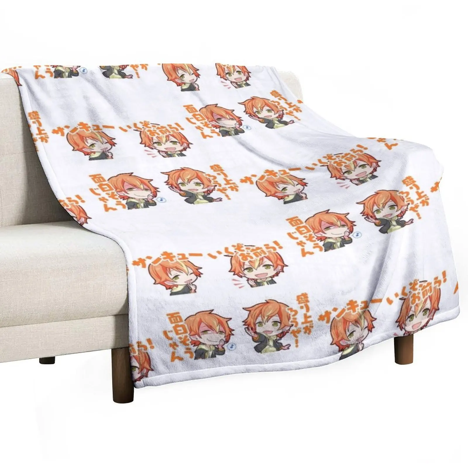 Project Sekai anime, akito shinonome project sekai Throw Blanket halloween sofa bed Softest Soft Blankets 3